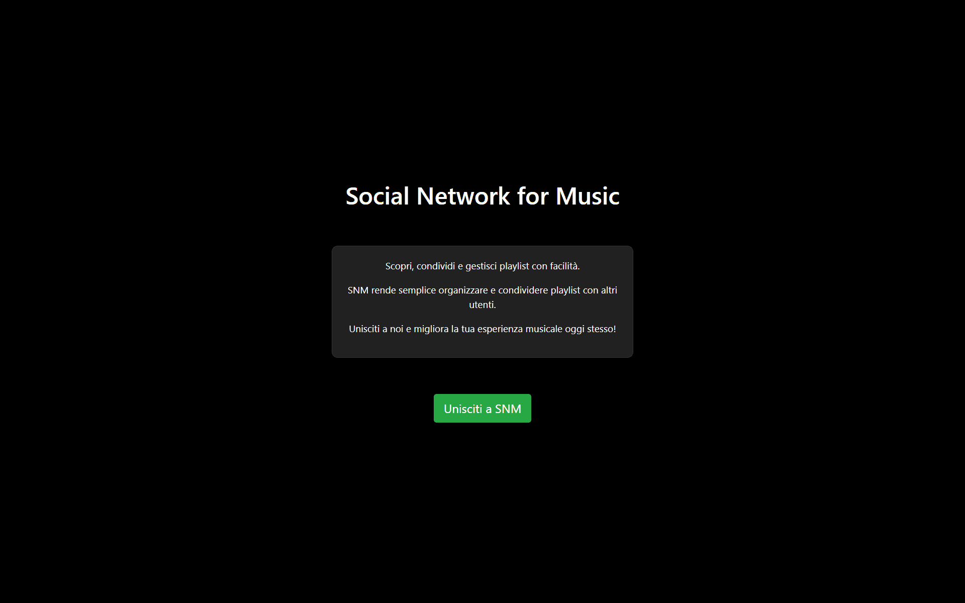 Cover of the project SNM